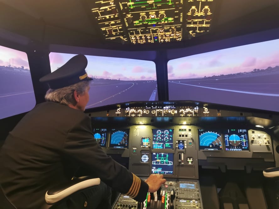 Flying a Flight Simulator in a Sydney Convenience Store