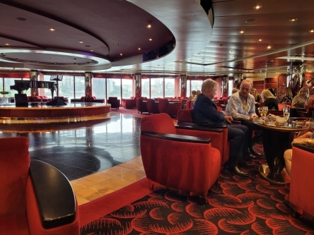 There's a European feel to the decor on MSC Cruise ships