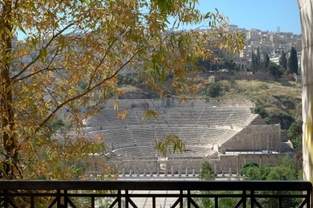 Roman Amphitheatre in Downtown Amman, Jordan