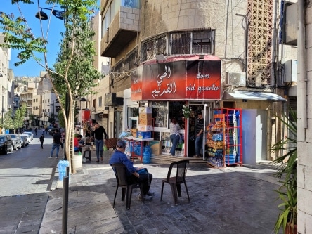 Tea on the streets of Amman