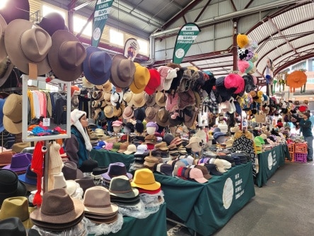 Hats at Queen Victoria Market