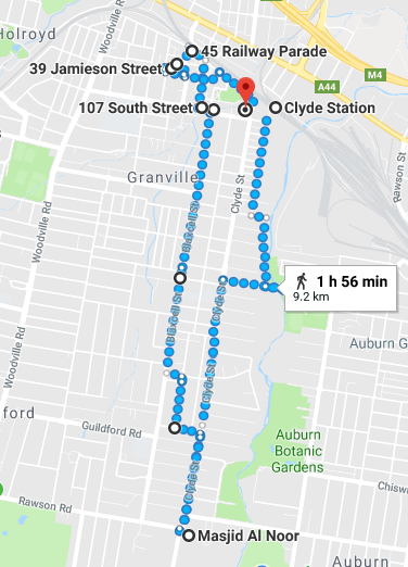Granville Walk Map