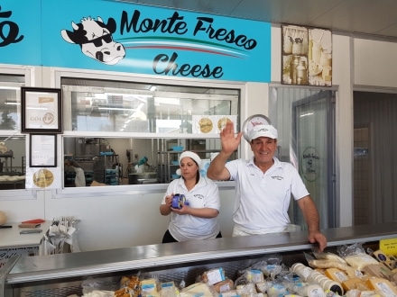 Monte Fresco Cheese - meeting the producers on the Taste Food Tour
