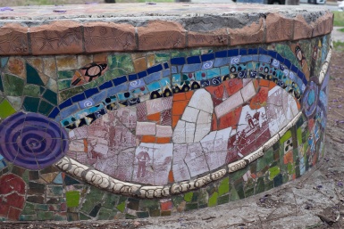 Community mosaic in Liverpool