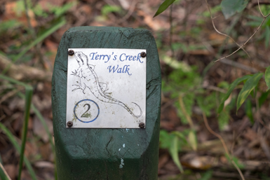 Markers for Terrys Creek Walk