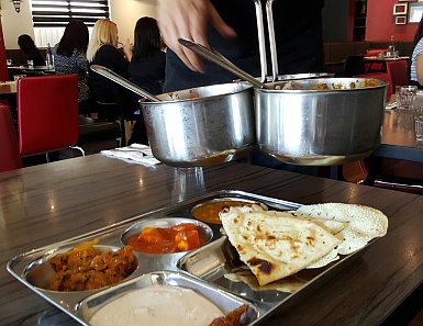 Thali at Not Just Curry
