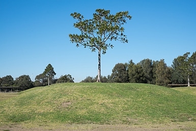Mounds in Blaxland Riverside Park