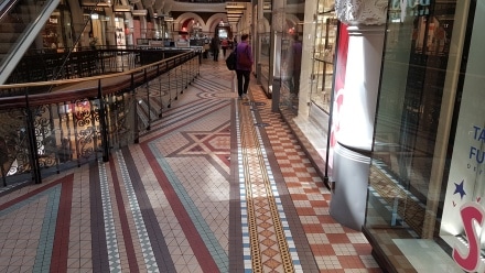 Tessellated tiles in the Queen Victoria Building