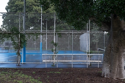 Tennis courts at Prince Alfred Park